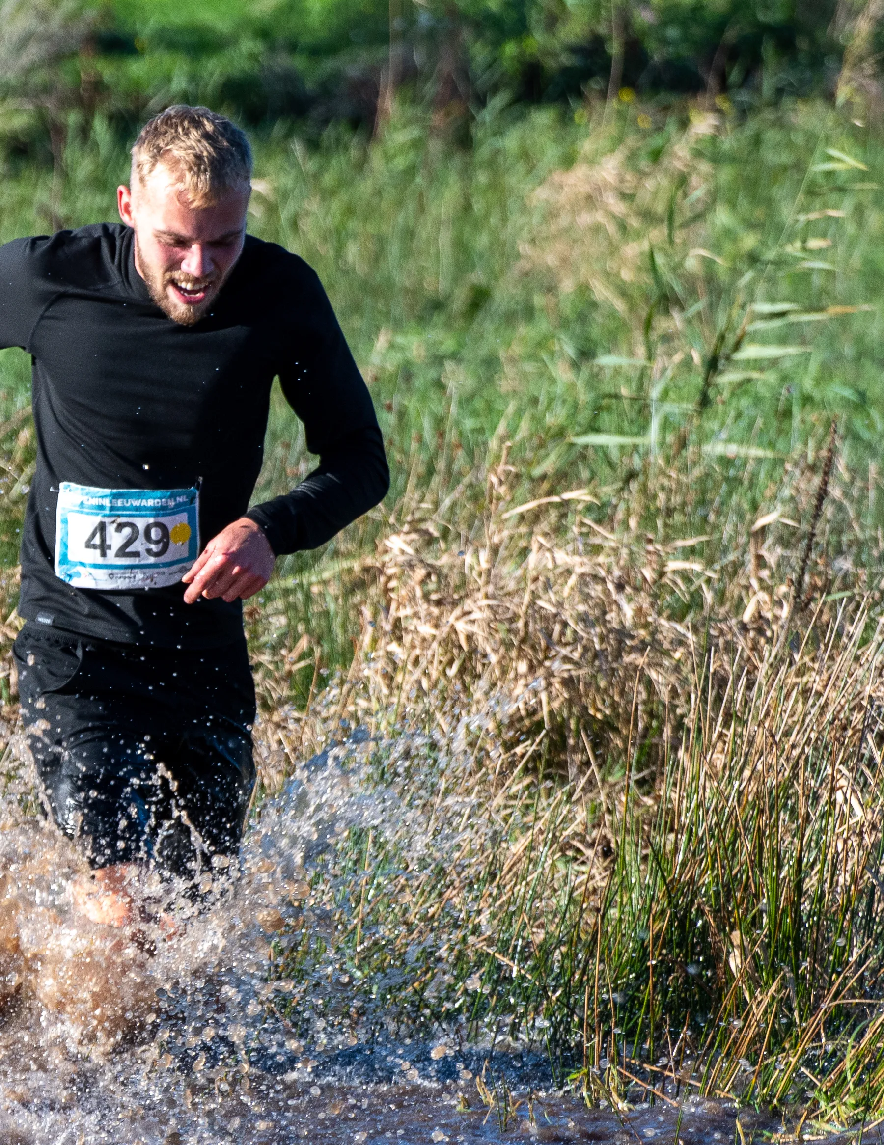 Nick Vijver tijdens de Sytse Wetting Trail